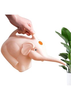 Stropitoare Copii în Formă de Elefant, 1.5L, Roz, Plastic Ușor, pentru Udat Plante, Interior și Grădină, 19.5x17x11.8 cm