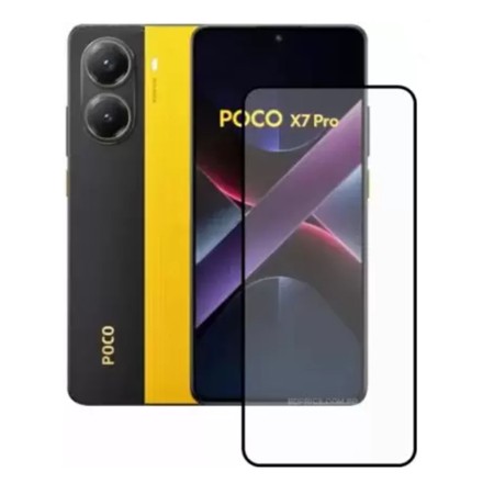 Folie sticla telefon pentru Xiaomi Poco X7 Pro, Full Glue, 111D, Black