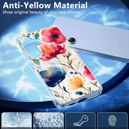Husa pentru Samsung Galaxy S25, Atasare Magnetica, MagSafe, Magsafe Model Floral 3