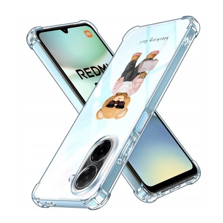 Husa Antisoc pentru Xiaomi Redmi A5 4G - AirBag TPU, Colțuri Ranforsate - Working Girl