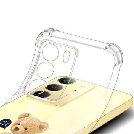 Husa Antisoc pentru Realme 14x - AirBag TPU, Colțuri Ranforsate - Let’s Move Forward