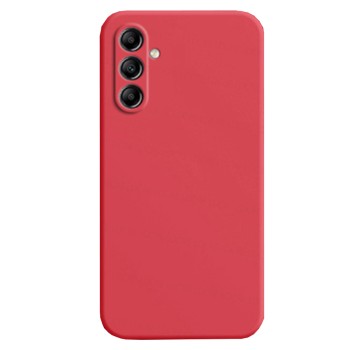 Husa Soft Silicon compatibila cu Samsung Galaxy A24 4G, Matte Efect, Camera Ultra Safe, Rosu
