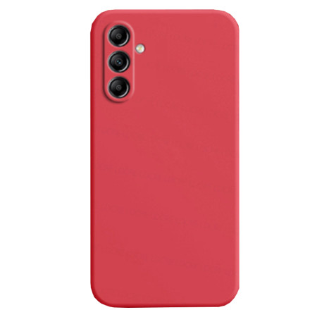 Husa Soft Silicon compatibila cu Samsung Galaxy A24 4G, Matte Efect, Camera Ultra Safe, Rosu