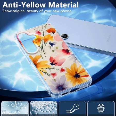 Husa pentru Samsung Galaxy S25, Atasare Magnetica, MagSafe, Model Floral 2