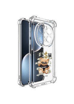 Husa Antisoc pentru Honor Magic7 Pro, AirBag PRO, Clear, Cash is king  