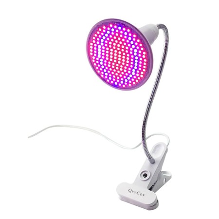 Lampa LED pentru Creșterea Plantelor, 290 LED-uri, 2 Culori, Fără Căldură, Cu Clips, 46x11.5x9.2 cm