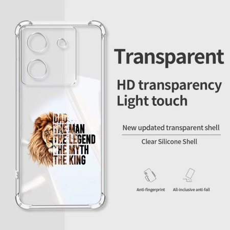 Husa Antisoc pentru Xiaomi Poco M7 Pro 5G - AirBag TPU, Colțuri Ranforsate - The Man The Myth
