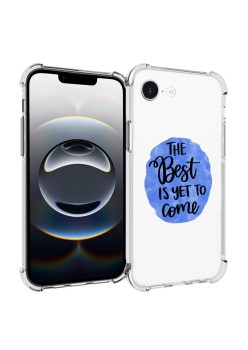 Husa Antisoc pentru iPhone 16e, AirBag PRO, Clear, The Best Is Yet To Come