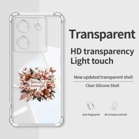 Husa Antisoc pentru Xiaomi Poco M7 Pro 5G - AirBag TPU, Colțuri Ranforsate - You Are Enough