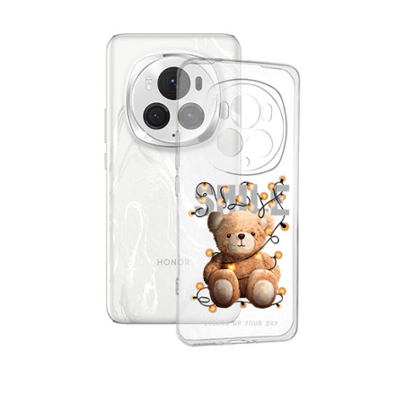 Husa pentru Honor Magic 6 Pro, Tech Lights Up Your Day, Transparenta