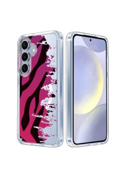 Husa pentru Samsung Galaxy S25, Atasare Magnetica, MagSafe, Pattern Skin 25, Clear