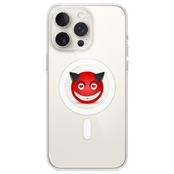 Husa personalizata Apple iPhone 14 Pro, MagSafe, Evil Love