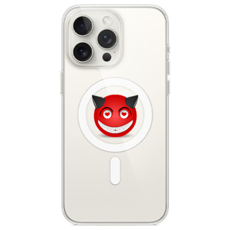 Husa personalizata Apple iPhone 14 Pro, MagSafe, Evil Love