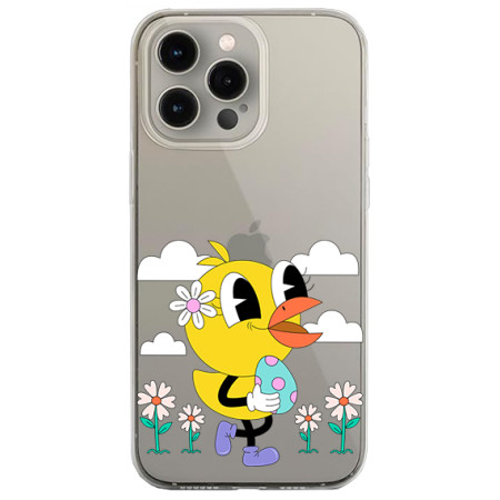 Husa personalizata Apple iPhone 14 Pro Max, Happy Duck 