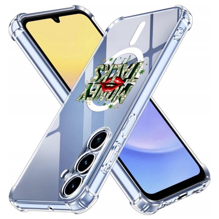Husa Antisoc pentru Samsung Galaxy A15 - AirBag TPU, Colțuri Ranforsate - Money Talks 