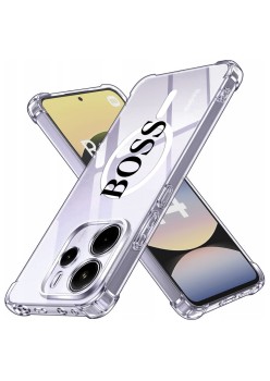 Husa Antisoc pentru Xiaomi Redmi Note 14 4G (Standard) - AirBag TPU, Colțuri Ranforsate - Boss 