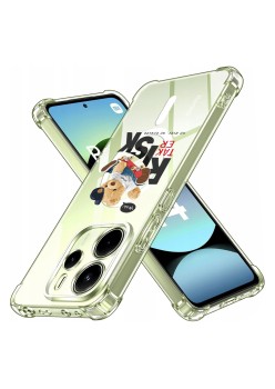 Husa Antisoc pentru Xiaomi Redmi Note 14 4G (Regional) - AirBag TPU, Colțuri Ranforsate - Risk Taker 