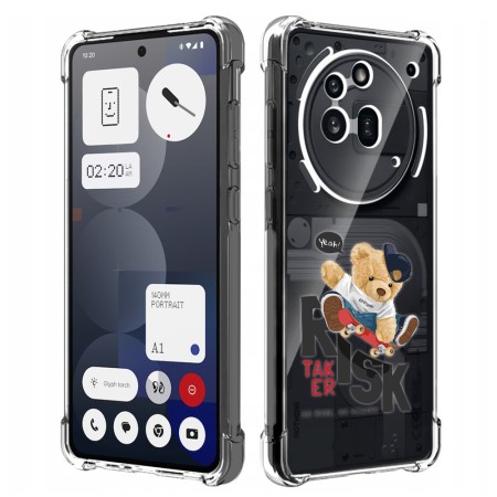 Husa Antisoc pentru Nothing Phone (3a) Pro - AirBag TPU, Colțuri Ranforsate - Risk Taker 