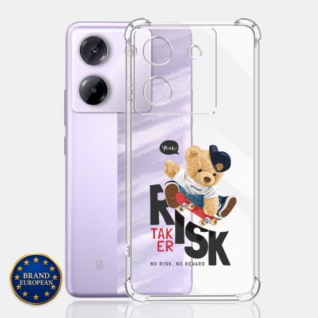 Husa Antisoc pentru Xiaomi Poco M7 Pro 5G  - AirBag TPU, Colțuri Ranforsate - Risk Taker 
