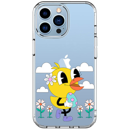 Husa personalizata Apple iPhone 15 Pro, Happy Duck 