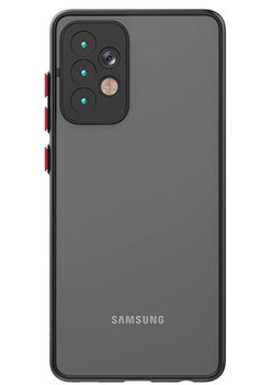 Husa cu protectie la camere si finisaj mat pentru SAMSUNG, Negru - Alege Modelul!