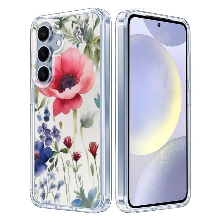 Husa pentru Samsung Galaxy S25, Atasare Magnetica, MagSafe, Model Floral 4