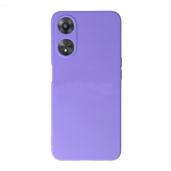 Husa silicon compatibila Oppo A78 5G Camera SuperProtect, Anti-Zgarieturi Interior din Microfibra, Orchid