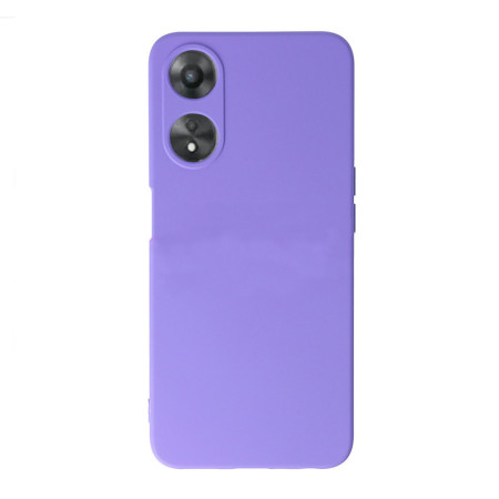 Husa silicon compatibila Oppo A78 5G Camera SuperProtect, Anti-Zgarieturi Interior din Microfibra, Orchid