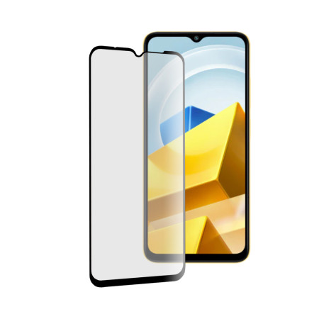 Folie sticla telefon compatibila Xiaomi Poco M5, Full Glue, 111D, Black