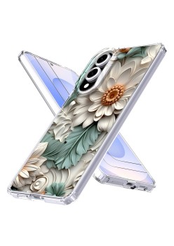 Husa pentru Samsung Galaxy S25 Edge, Atasare Magnetica, MagSafe, 3D Flower Medley 4