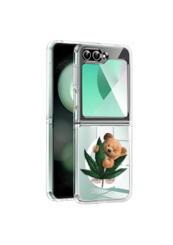 Husa pentru Samsung Galaxy Z Flip 6, Atasare Magnetica, MagSafe, Stay High, Clear