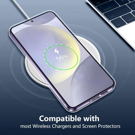 Husa pentru Samsung Galaxy S25, Compatibila MagSafe, Design NB 1, Protectie AntiSoc, Incarcare Wireless