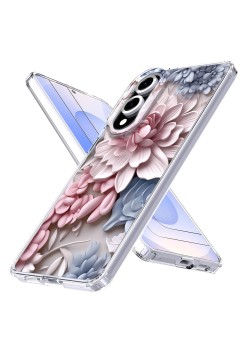 Husa pentru Samsung Galaxy S25 Edge, Atasare Magnetica, MagSafe, 3D Flower Medley 10