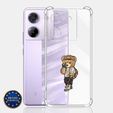 Husa Antisoc pentru Xiaomi Poco M7 Pro 5G - AirBag TPU, Colțuri Ranforsate- Selfie