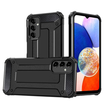 Husa telefon compatibila Samsung Galaxy A15, Tech Hybrid Armor, Negru 
