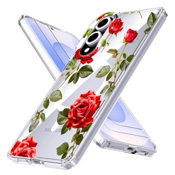 Husa pentru Samsung Galaxy S25 Edge, magnetica compatibila MagSafe, Roses, protectie completa anti soc