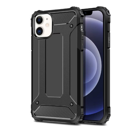 Husa compatibila cu Apple iPhone 13, Hybrid Armor, HTP®, Negru