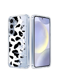 Husa pentru Samsung Galaxy S25, Atasare Magnetica, MagSafe, Pattern Skin 12, Clear
