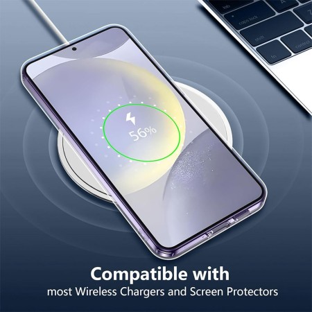 Husa pentru Samsung Galaxy S25, magnetica compatibila MagSafe, Cobalt7, protectie completa anti soc