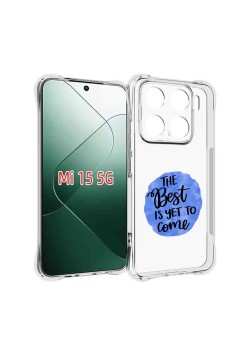 Husa Antisoc pentru Xiaomi 15, AirBag PRO, Clear, The Best Is Yet To Come