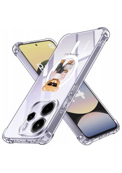 Husa Antisoc pentru Xiaomi Redmi Note 14 4G (Standard) - AirBag TPU, Colțuri Ranforsate - Working Girl