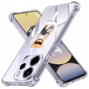 Husa Antisoc pentru Xiaomi Redmi Note 14 4G (Standard) - AirBag TPU, Colțuri Ranforsate - Working Girl