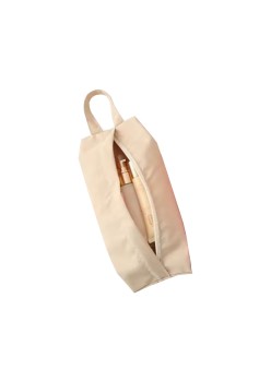 Geantă Depozitare Haine Mici, Lenjerie, Cosmetice, Impermeabilă, cu Mâner, 10x20x3 cm, Crem