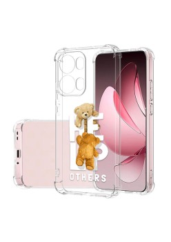Husa Antisoc pentru Oppo Reno13 Pro, AirBag PRO, Clear, Help Others