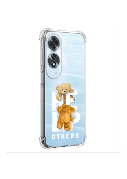 Husa Antisoc pentru Oppo A60, AirBag PRO, Transparent, Help Others