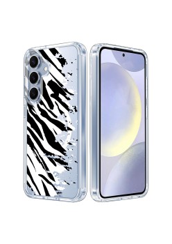 Husa pentru Samsung Galaxy S25, Atasare Magnetica, MagSafe, Pattern Skin 16, Clear