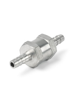 Supapa Retinere Combustibil din Aluminiu, Anti-Reflux, Pentru Furtun 8 mm, Lungime 60 mm