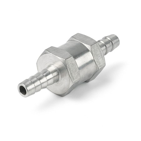 Supapa Retinere Combustibil din Aluminiu, Anti-Reflux, Pentru Furtun 8 mm, Lungime 60 mm
