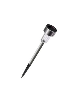 Lampă Solară LED pentru Grădină - Iluminare Alb Cald, Design Modern, Rezistentă la Intemperii, 36.5 cm, Argintie