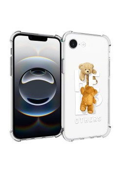 Husa Antisoc pentru iPhone 16e, AirBag PRO, Clear, Help Others